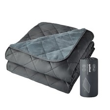 Silentnight Camping Quilted Outdoor Travel Blanket XL Lightweight Compact Cosy