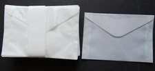 100 Guardhouse #4 Glassine Stamp Envelopes 3 1/4'' x 4 7/8"
