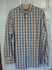 Men's XXL Shirt, Long Sleeve, 2X, Button Front, Button down collar, by Izod
