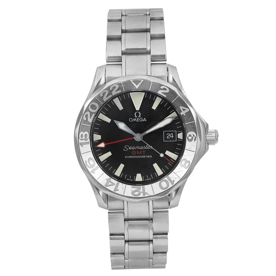 Omega Seamaster GMT 50th Anniversary Steel Black Dial Men Watch 2234.50.00