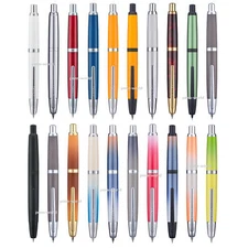 Jinhao 10 Press Retractable Fountain Pen EF/F Nib & Converter Writing Gift Pen