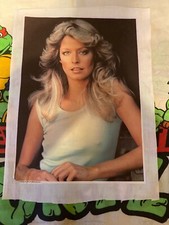 Original Farrah Fawcett Iron On Transfer Charlies Angels