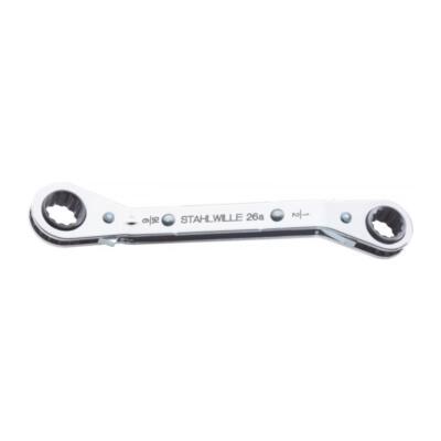 Stahlwille 41551620 26a Ratchet Ring Spanner, 1/4'' x 5/16''