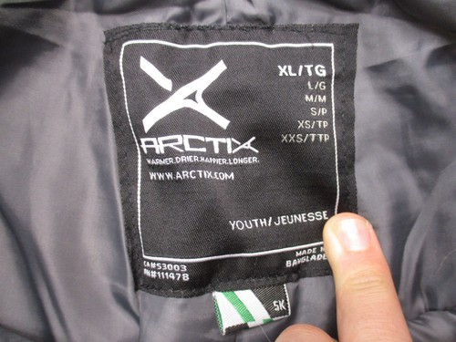 ARCTIX Size XL Kids Camo Adjustable Waist Lined Zip Fly Pocket Hunting Pants 849 - Picture 9 of 11