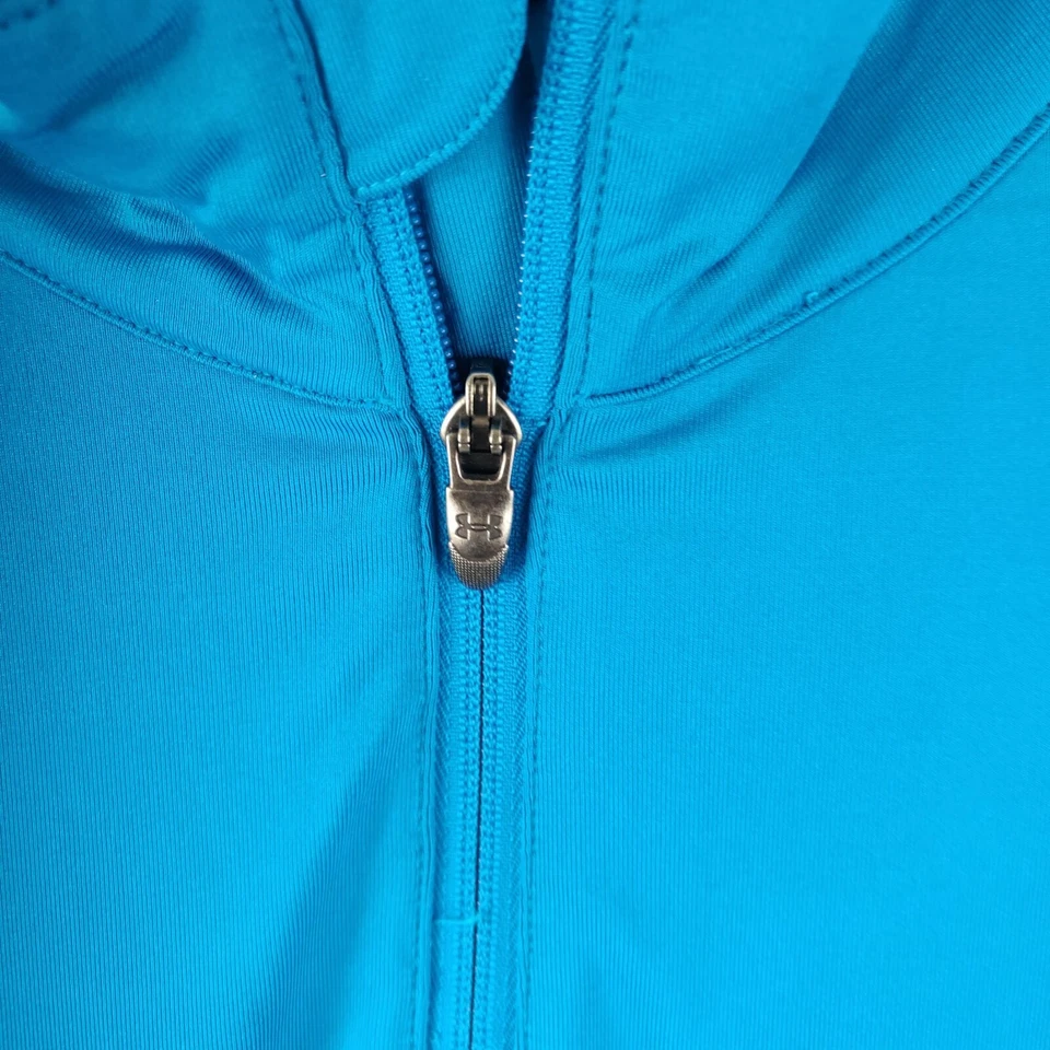 Under Armour Mens 1/4 Zip XXLarge Lightweight Pullover Sweater Blue Size XXL — 第 2/4 张图片