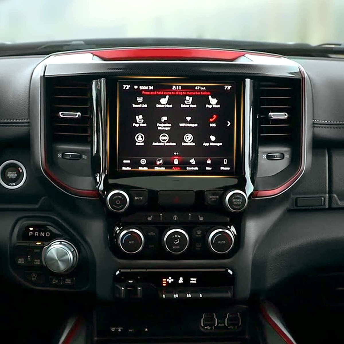 8.4inch 17-22 Uconnect 4C UAQ LCD Touch-Screen Radio Navigation