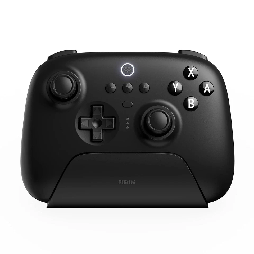 8BitDo Ultimate Bluetooth Controller with Dock Switch Windows SteamOS Black New