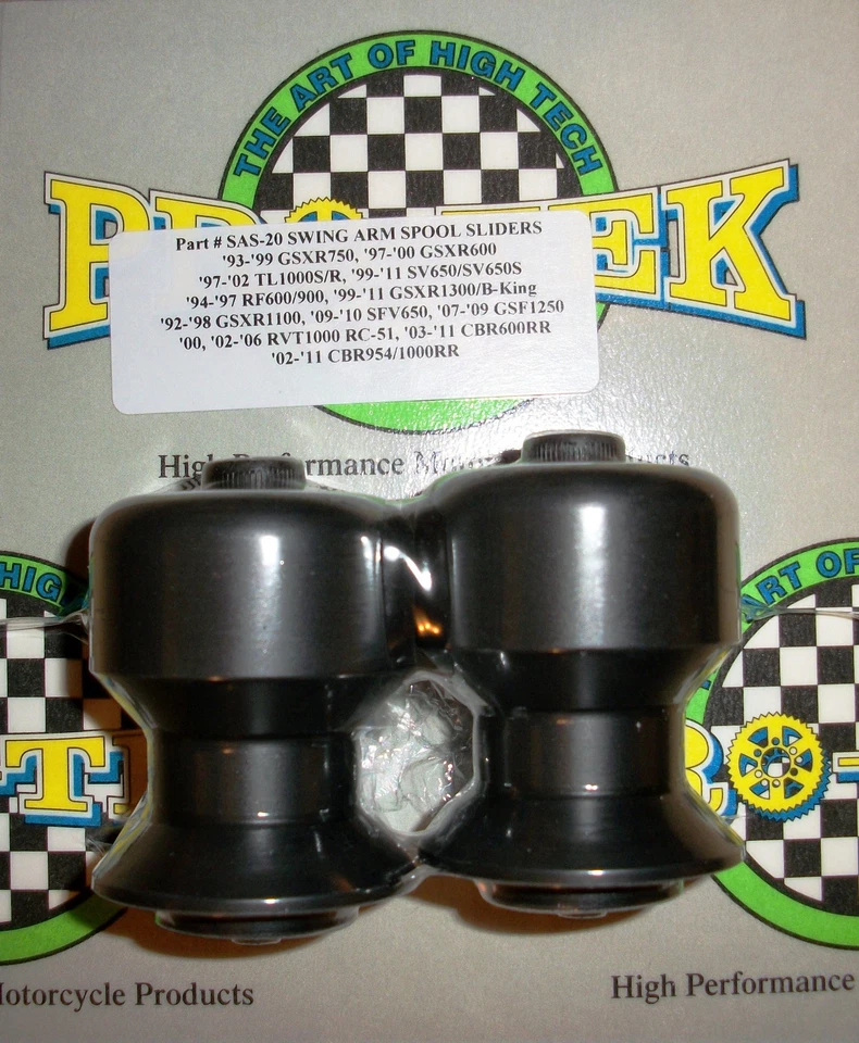 Carrete deslizante Pro-tek brazo oscilante BMW 2013 2014 HP4 HP-4 negro NUEVO plástico acetal Foto 2 de 3