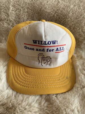 RARE- Willow! Once And For All  vintage trucker patch foam hat cap snapback usa