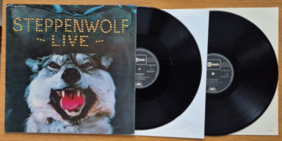 STEPPENWOLF LIVE EMI STATESIDE 1C188-91644/45 VINYL Top 12'' LP