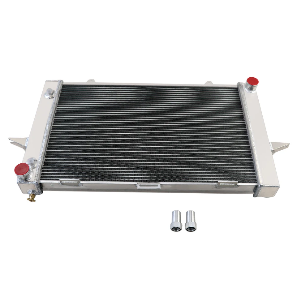 Radiador de aluminio mejorado de 2 filas para 1998-2004 1999 2000 Volvo C70 V70 S70 2,3 L Foto 3 de 4
