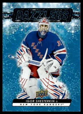 2023-24 Upper Deck Dazzlers Blue Igor Shesterkin New York Rangers #DZ-109