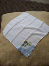Vintage Hanky Floral Themed 