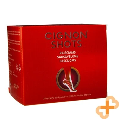 CIGNON SHOTS For Ligaments Tendons Fascia 20 Shots Zinc Copper Curcumin