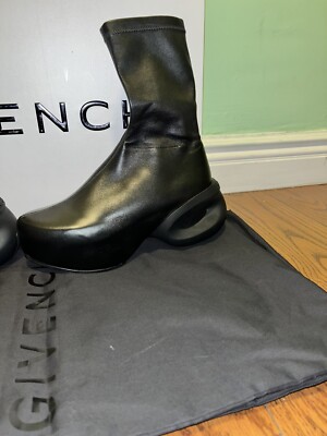 NIB $1295 Givenchy G Clog Lambskin Leather Ankle Boots - Sz NIB $1295 Givenchy G Clog Lambskin Leather Ankle Boots - Sz