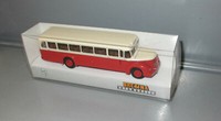 Brekina 59221 Man Mkn Rundhauber, Hellbeige/Rot, Bus Reisebus_ H9042