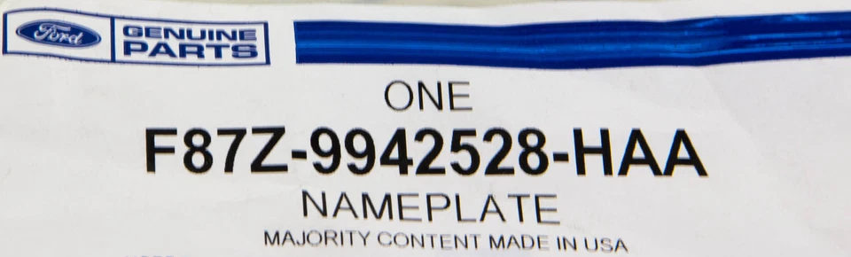 原始设备制造商全新 98-03 福特 Ranger 4X4 越野白金车身侧徽章 F87Z9942528HAA — 第 2/4 张图片