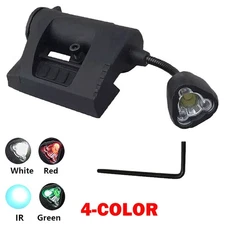 Black For MPLS Tactical Helmet Flashlight Rail Light IR Headlamp Signal Lamp HOT