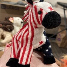 RARE TY Lefty 2000 Beanie Baby With Errors Political Donkey MISPRINT