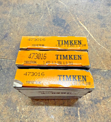 Lot of 3 - Timken 473016 Oil Seal 1.437 x 2.250 x 0.312 (NEW) QTY 3