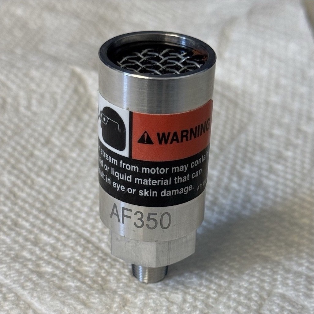 NEW AF350 Pneumatic Muffler Silencer Metal Component
