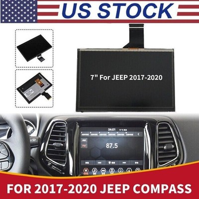 7'' LCD Display Touch Screen For 2017-2020 Jeep Compass Radio Navigation Replace