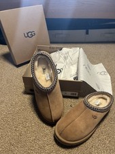 Men’s Brown Ugg Tasman Slippers Size 11 Uk Brand New