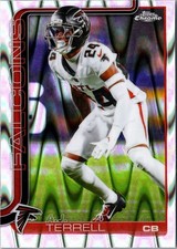 2025 Topps Chrome - RayWave Refractor A.J. Terrell #19 Atlanta Falcons