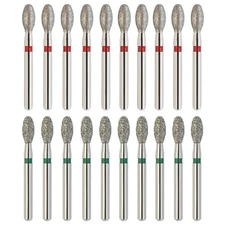 Dental Diamond Burs FG 379/023C 379/023F Egg Football High Speed Friction Grip
