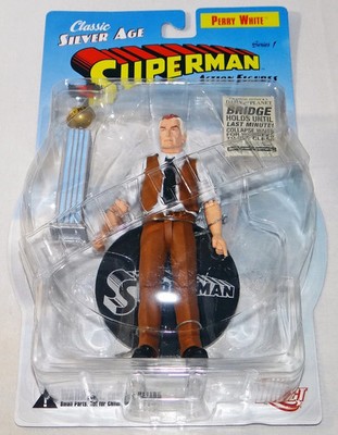 DC Direct Classic Silver Age Superman Series 1 Perry White Action Figure NEW Dmg