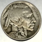 1924-S Buffalo Nickel Very Good Condition Coin Key Date 5c US Coin - 4381