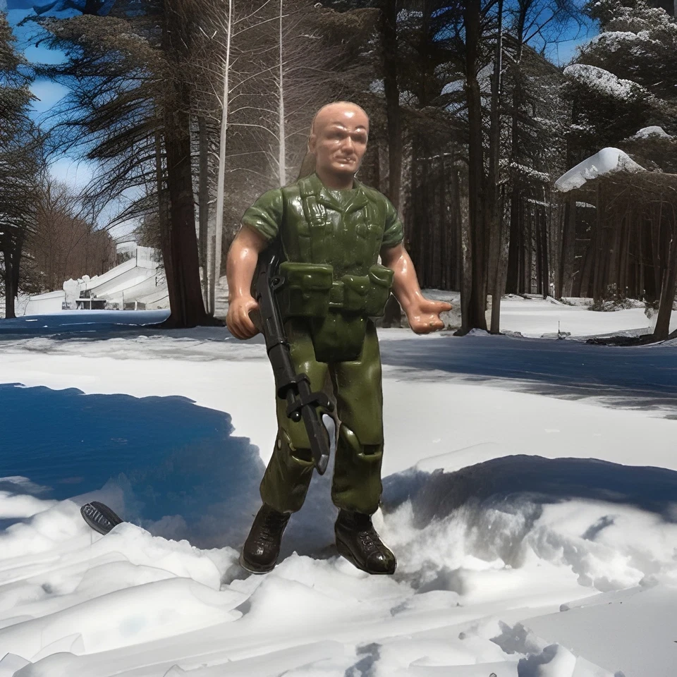 Чрезвычайно редкая DC Comics сержант. Экшн-фигурка Rock "Mack" с винтовкой - Изображение 3 из 4