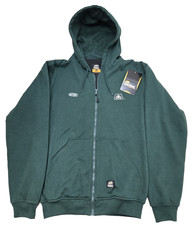 Berne jacket men medium tall green softshell full zip Hooded insulated NWT