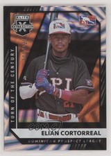 2021 Panini Elite Extra Edition Turn of the Century 115/121 Elian Cortorreal 7s2