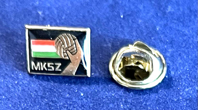 HUNGARY VOLLEYBALL FEDERATION PIN BADGE/OLYMPIC GAMES/APPROXIMATELY 3/8'' X 1/4''