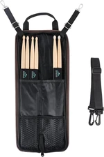 EASTROCK Drum Sticks Bag with 3 Pair Drumsticks, Drumstick Bag with Floor Tom