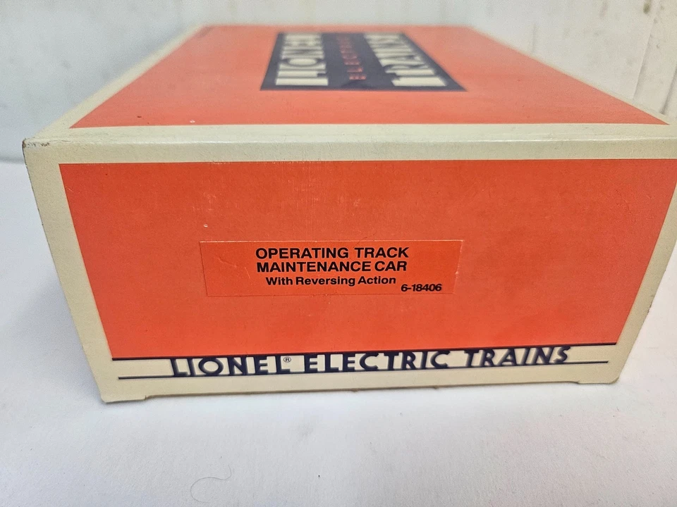 Vintage Lionel 6-18406 O-Gauge Operating Track Maintenance Car  NEW - Image 4 of 4