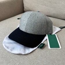 Varsity Headwear Legacy Structured Wool Baseball Cap Small NEW Clay Grey Navy S