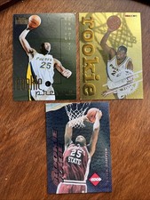 (3) Erick Dampier 1996-97 Rookie Lot Skybox Prevue Hoops Collectors Edge Rage