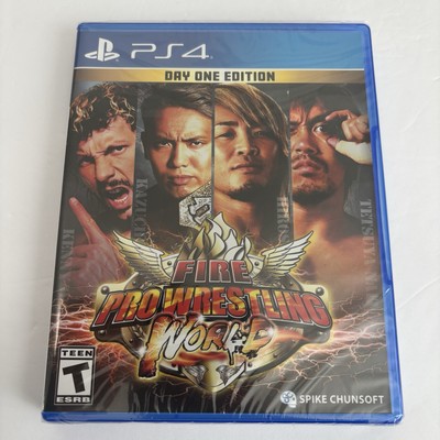 NEW Fire Pro Wrestling World Day One Edition Playstation 4 PS4 Sealed UPC Punch