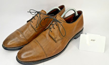 Allen Edmonds Park Avenue Brown Leather Cap-Toe Oxford Dress Shoes 11D 11D USA