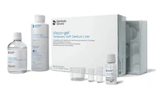 Dentsply VISCO GEL Temporary Soft Denture Liner - 120g Powder + 90ml Liquid