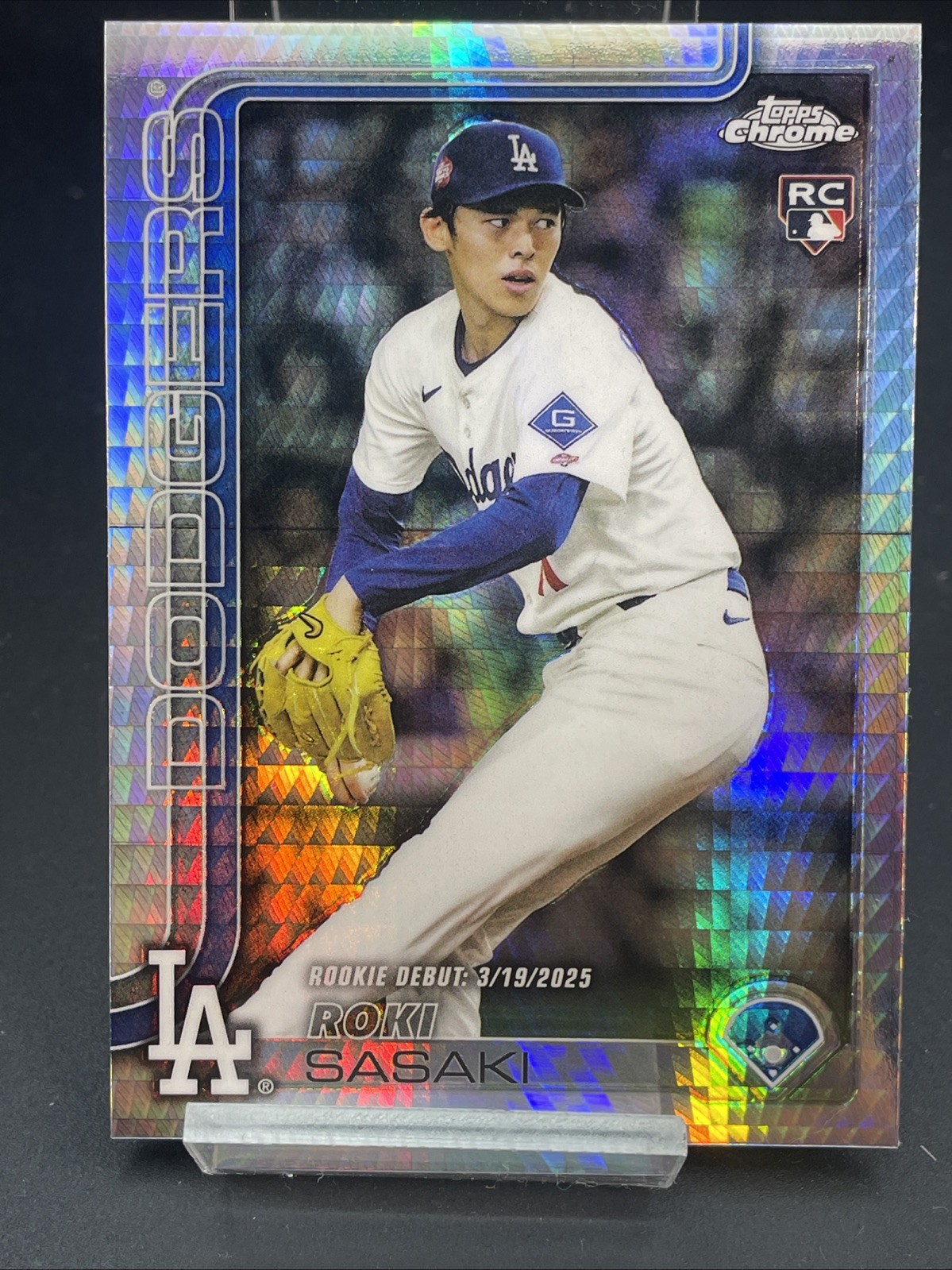 2025 Topps Chrome Update Roki Sasaki Prism USC73