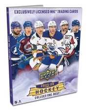 2025-26 Upper Deck Series 1 Hockey Starter Kit Holds 250 + Comes w/ Sealed Pack