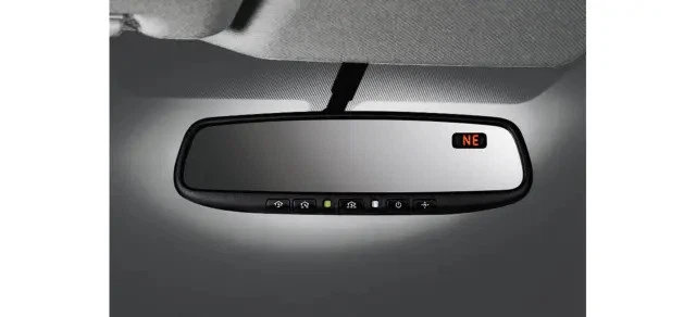 Espejo retrovisor con atenuación automática genuino Nissan con Homelink 999L1-VW102 Foto 2 de 2