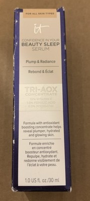 It Cosmetics Confidence In Your Beauty Sleep Triple Antioxidant Serum 1.0oz NIB