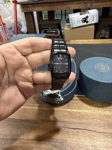Orologio elegante Citizen Eco-Drive BM6555-54E uomo acciaio inox placcato ionico nero - Foto 3 di 24