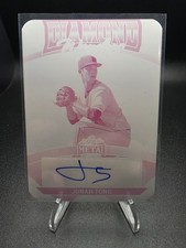 2024 Leaf Metal Jonah Tong Diamond Auto Printing Plates Magenta #1/1 One of One!