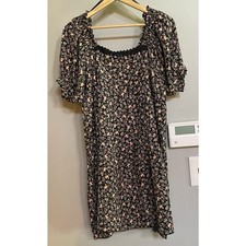 Umgee Dress Boho Ditsy Floral Tiered Peasant Cottagecore Boho Flowy Medium