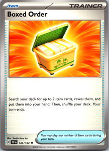 Boxed Order 143/162 Temporal Forces Uncommon Trainer